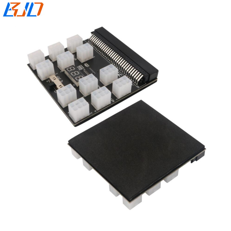 12 PCI-E 6pin Connectors 1200W 1000W 750W Server PSU Breakout Board for HP DPS-800GB DPS-1200FB DPS-750RB DPS-850GB
