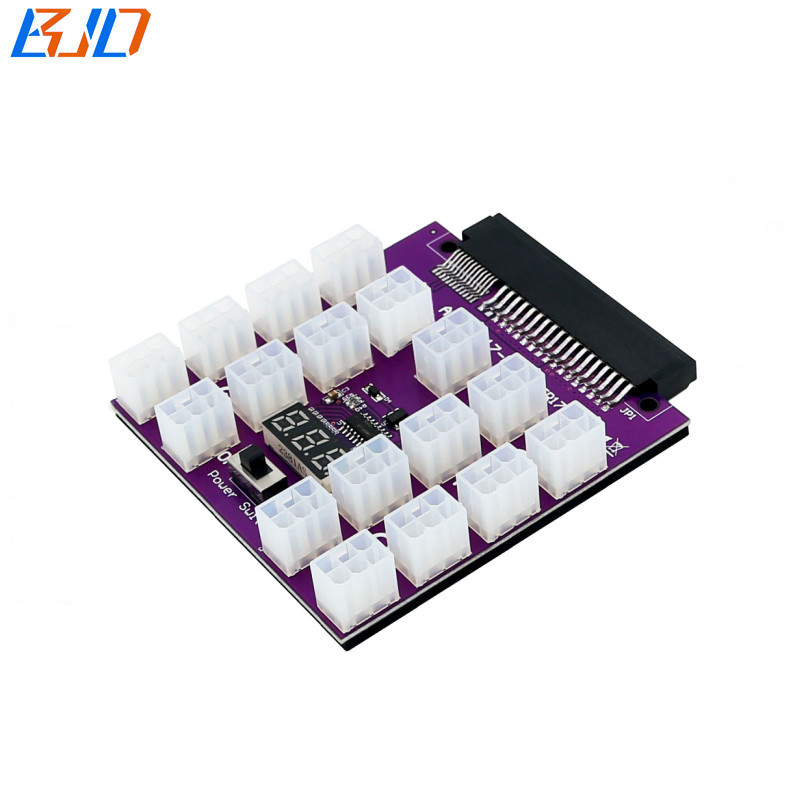 17 * PCIe 6Pin Connector Power Supply Breakout Board Adapter for ARTESYN 7001606-J000/J002 Server PSU