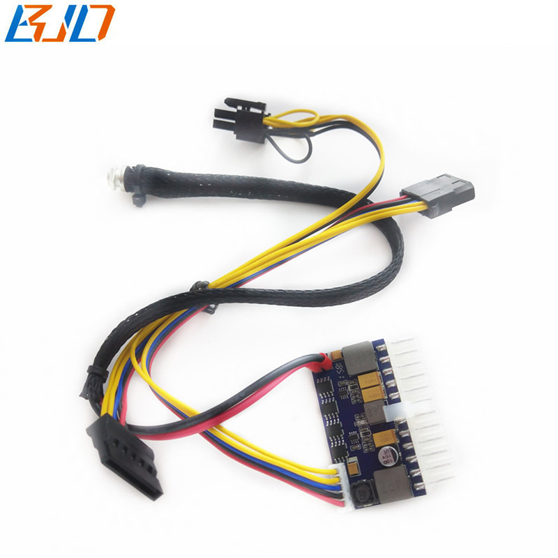 200W 19V ATX 24Pin Pico Power Supply PSU Module 5.5*2.5MM DC Connector for Mini ITX PC Computer
