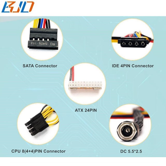 250W 12V 24pin ATX Pico PSU Power Supply 5.5*2.5MM DC Connector for Mini PC Computer
