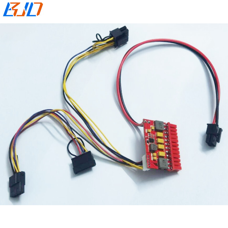 160W Output DC 12V Input ATX 24PIN PICO PSU Power Supply Module with 6Pin Power Connector