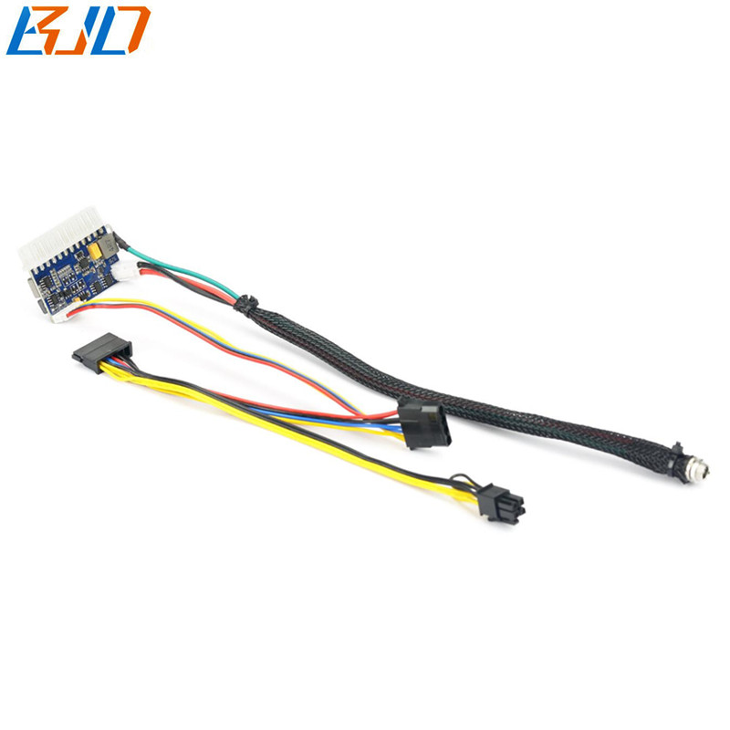 200W 19V ATX 24Pin Pico Power Supply PSU Module 5.5*2.5MM DC Connector for Mini ITX PC Computer
