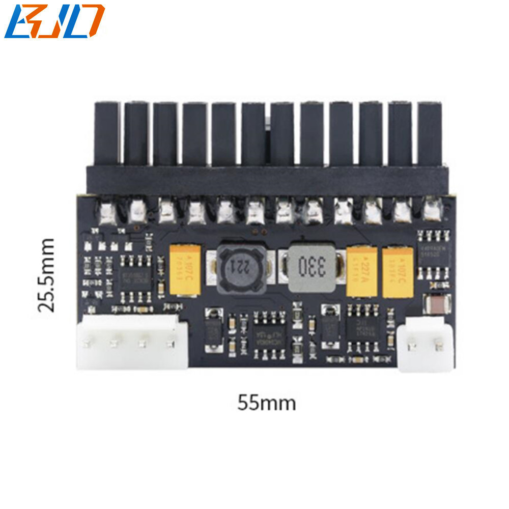 150W Output 12V Input 24pin ATX Power Supply Pico PSU Module Direct Plug 6Pin Male Connector