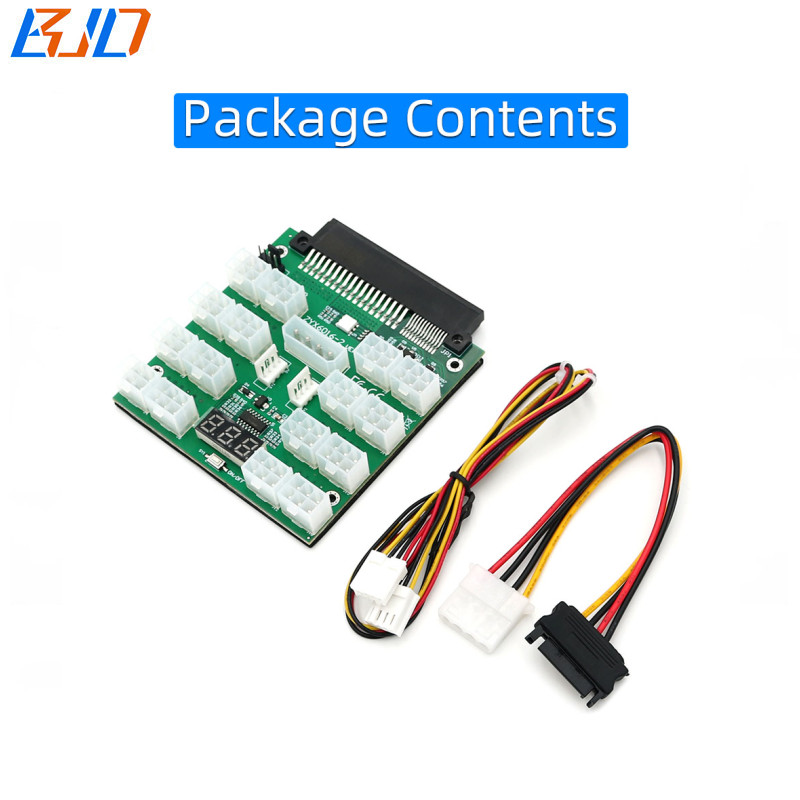16 Ports PCI-E ATX 6Pin Server Power Supply Breakout Board Synchronization Connector For DELL 750W 1100W 1600W 2000W 2400W PSU