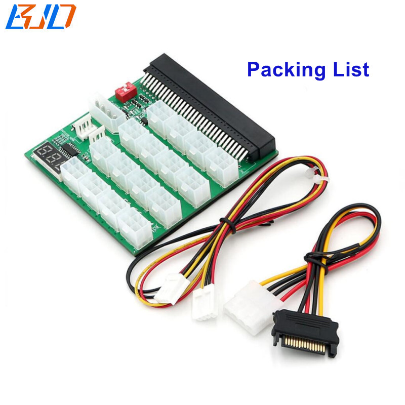 16 * ATX 6Pin 12V Power Supply Breakout Board with Synchronization and Remote Management For HP LITEON Delta FUJITSU Server PSU