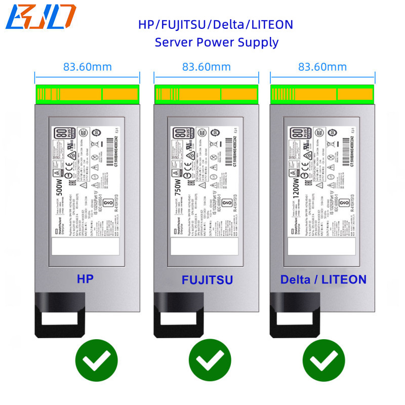 16 * ATX 6Pin 12V Power Supply Breakout Board with Synchronization and Remote Management For HP LITEON Delta FUJITSU Server PSU