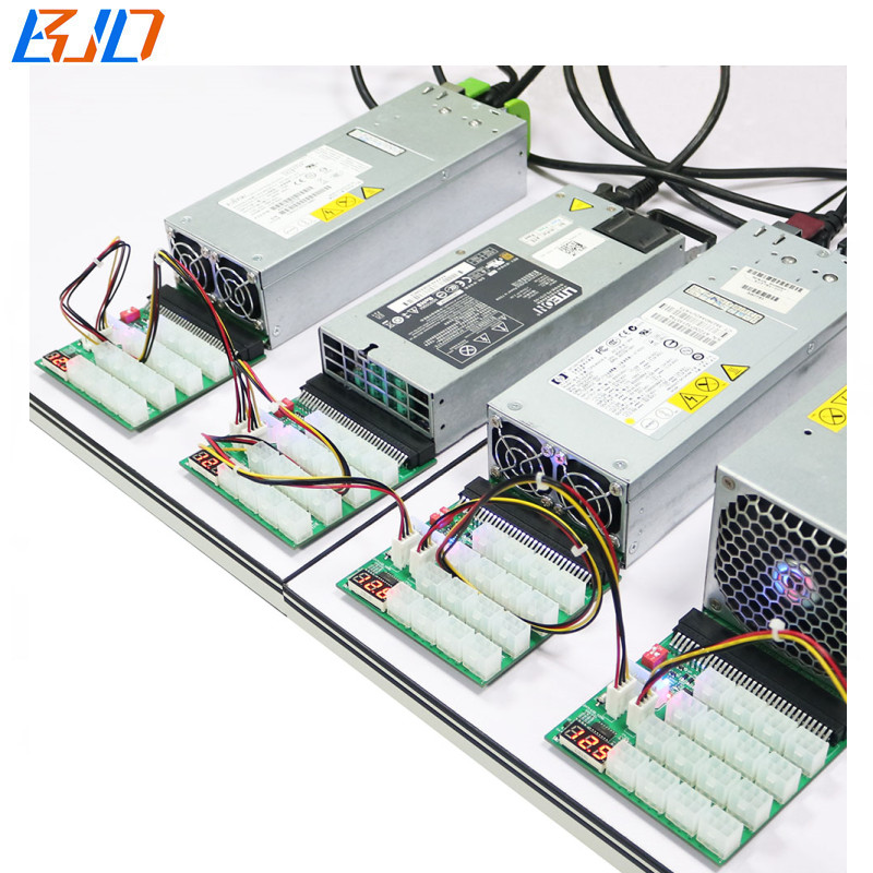 16 * ATX 6Pin 12V Power Supply Breakout Board with Synchronization and Remote Management For HP LITEON Delta FUJITSU Server PSU