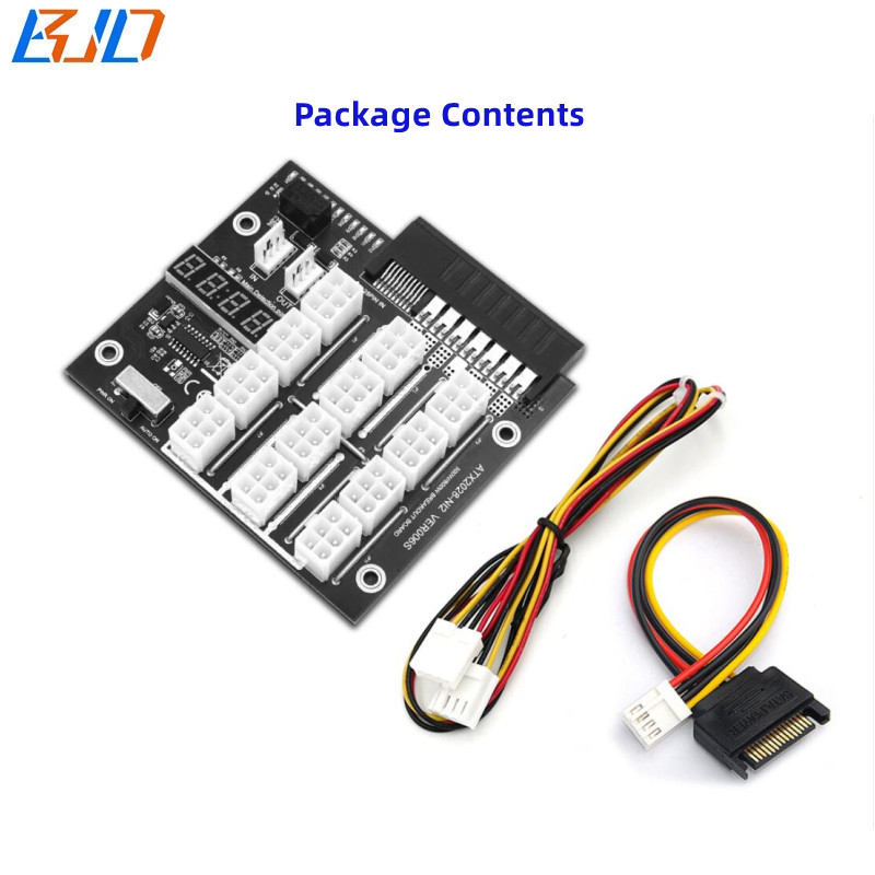 12 Ports ATX 6Pin 6-PIN Server Power Supply Breakout Board Synchronization For HP 500W 800W 1400W 1600W 1800W 2200W PSU