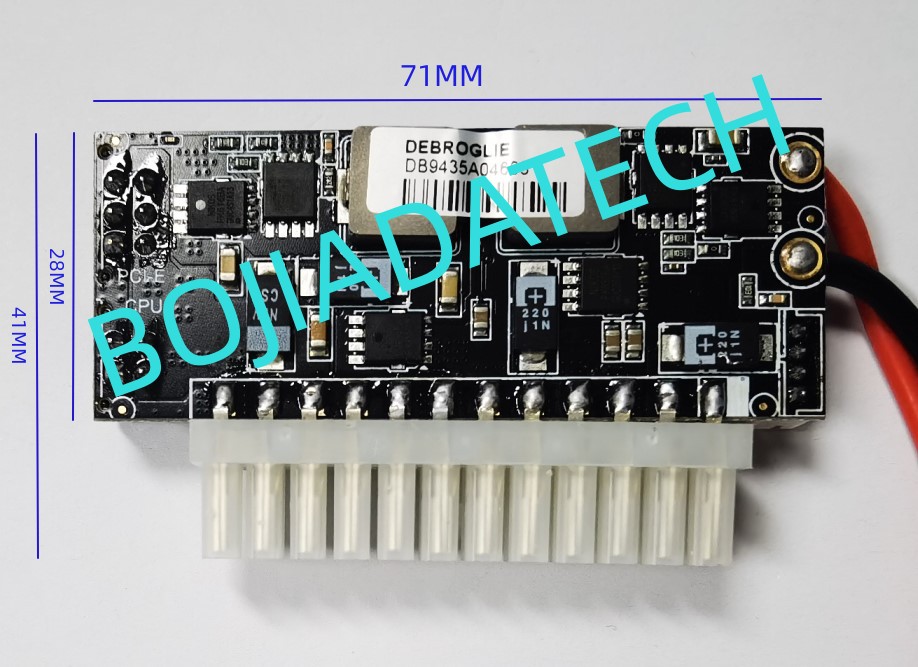 400W Output 12V Input 24PIN PICO PSU ATX Power Supply Module With 6PIN Female / Male Connector For Mini Computer & Graphic Card